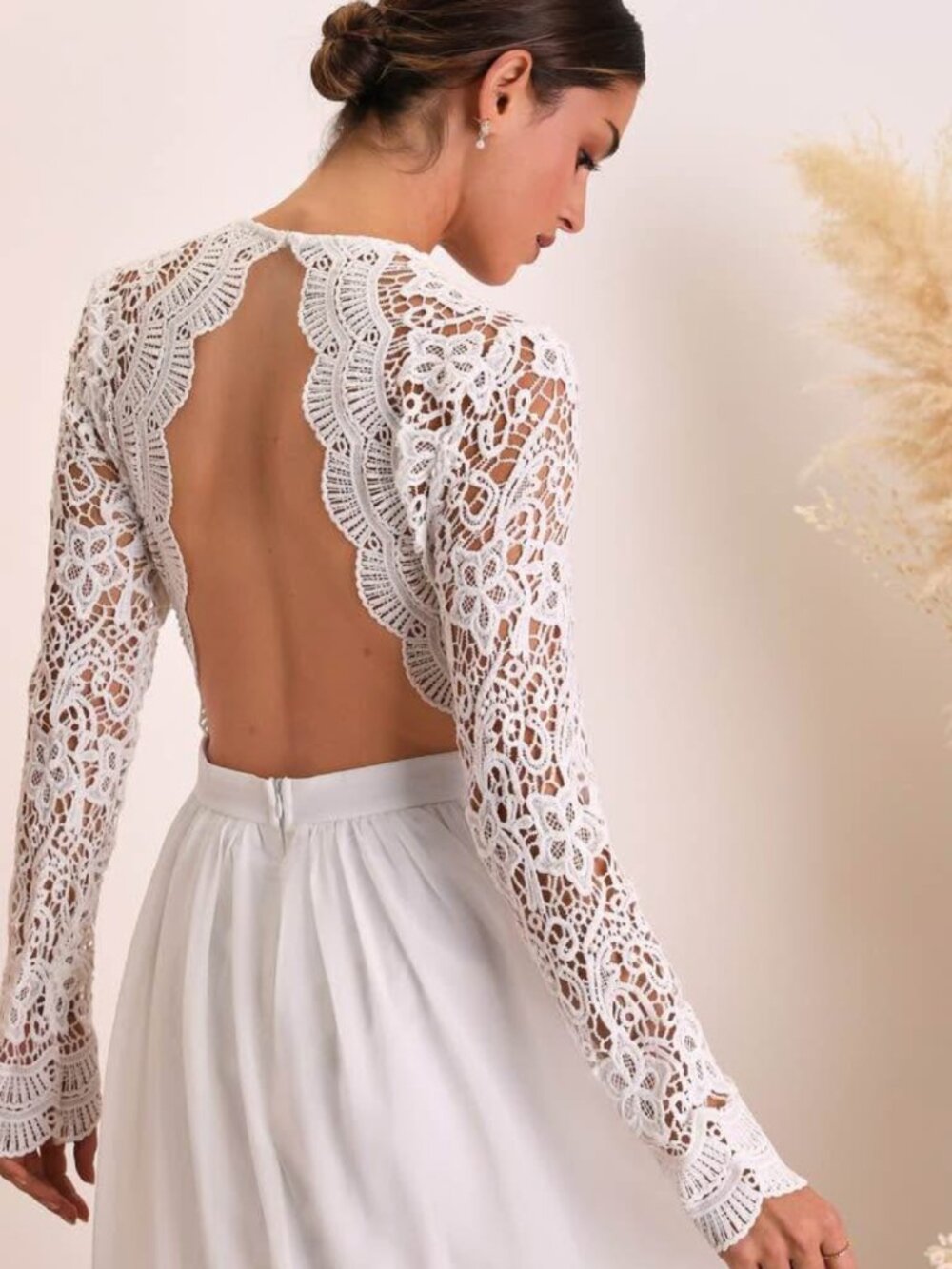 Lulu's Awaken My Love Long Sleeve Wedding Dress